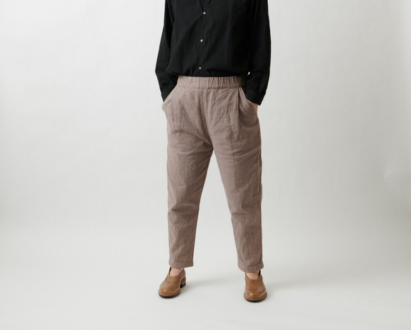 [新] Bingo Fushiori 褲子 | 柿單寧染料，鐵媒染劑 | 男女通用 2 種尺寸 第12張的照片