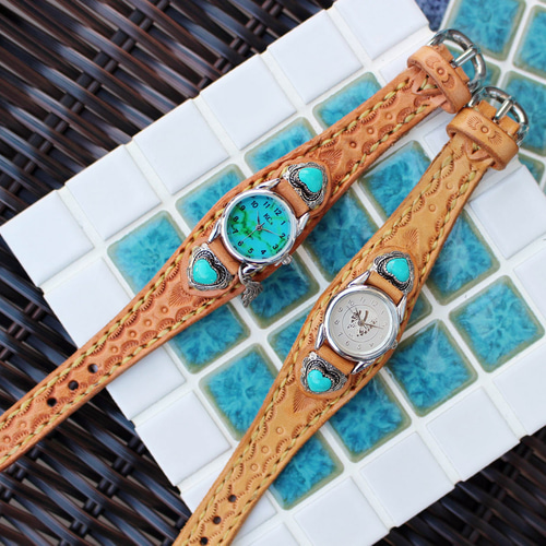 レザーウォッチ（Small Heart） 腕時計 サンク・カロ 通販 15652471