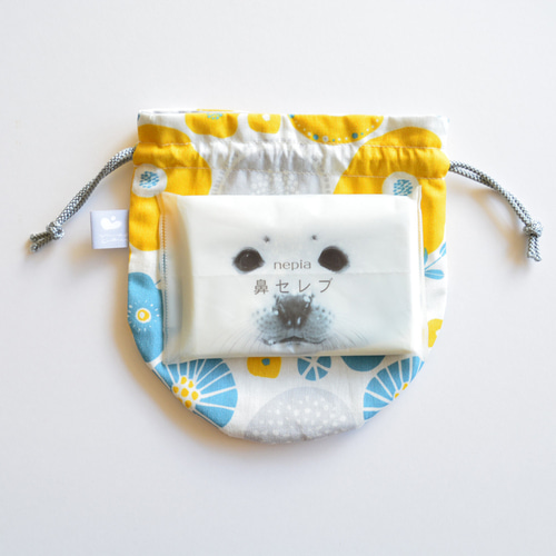 マル  ハンドメイド 巾着袋 2c6fd539c3a5c7a43612811c98242a
