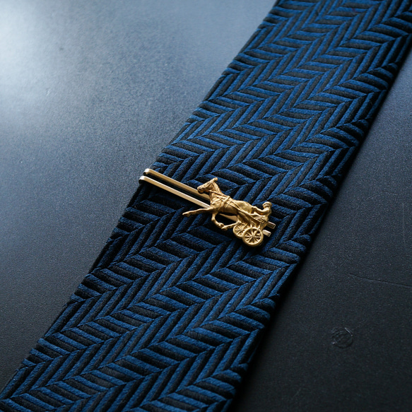 英国アンティーク調 馬車 USA製真鍮 ネクタイピン タイピン・カフス