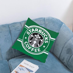 ☆大人気☆スタバ・クッション・座布団カバー☆ブラウン【55×59