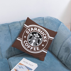 ☆大人気☆スタバ・クッション・座布団カバー☆ブラウン【55×59