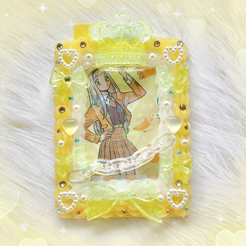 品番：DY002】チェーン 硬貨ケース トレカデコケース ホイップデコ