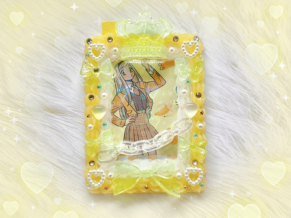 品番：DY002】チェーン 硬貨ケース トレカデコケース ホイップデコ