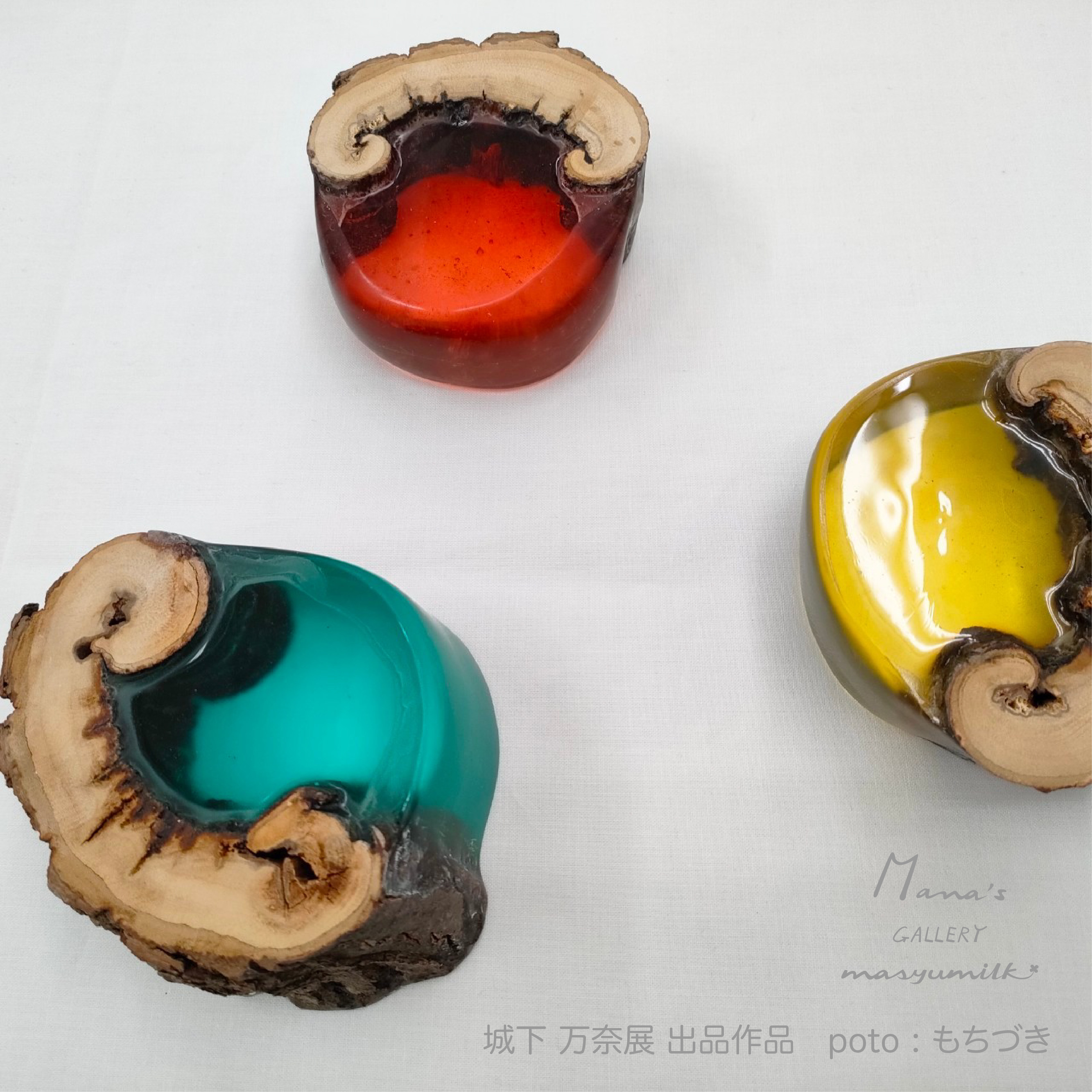 木の雫シリーズ　peacock blue