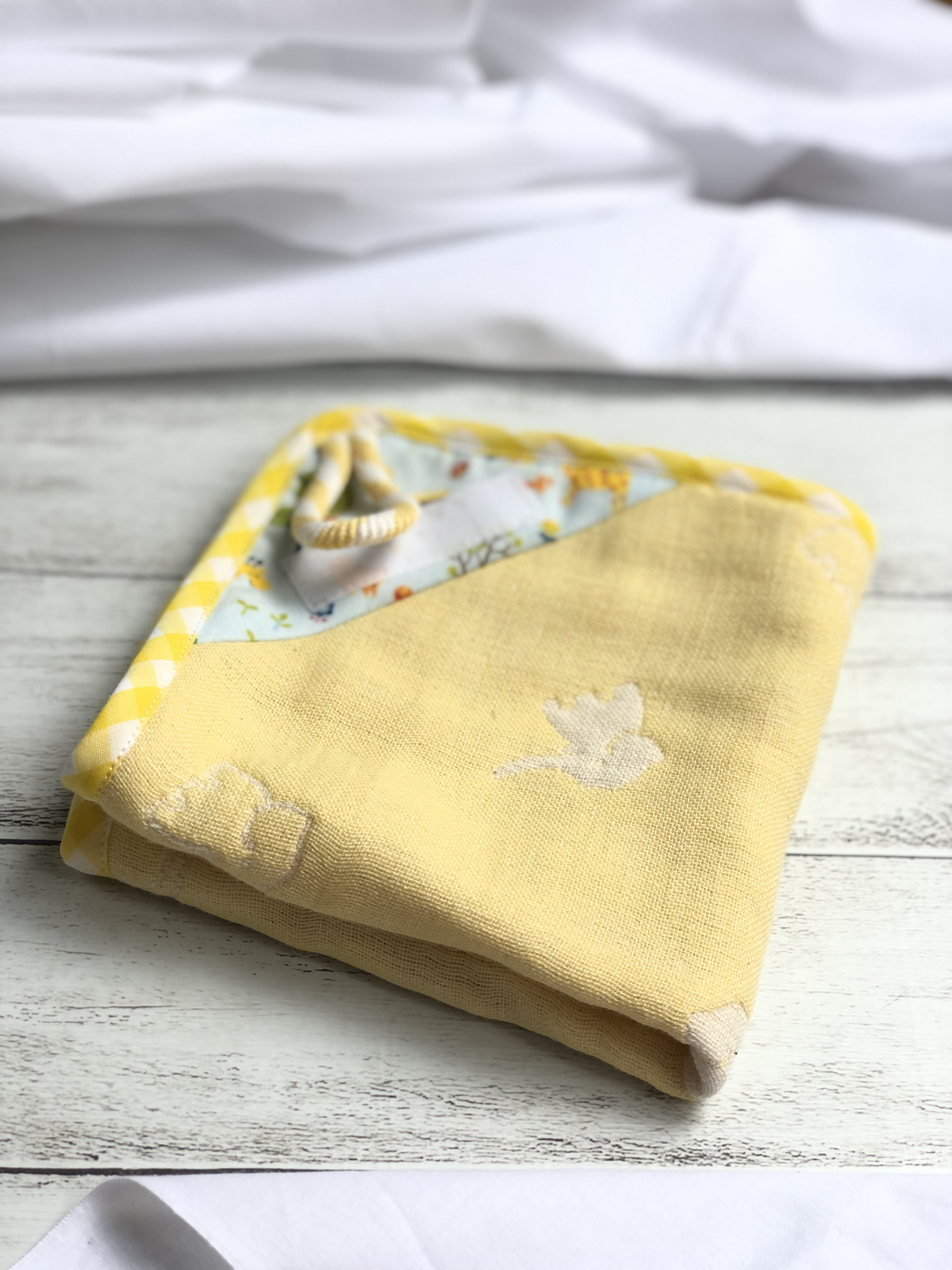 Alamoscars - 六重織ガーゼのハンカチ fuwara 入園準備 お名前タグ  