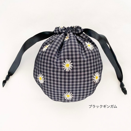 専用☆巾着付きバッグ＆大きめな丸みのあるポーチ☆ジョリーフルール 専用☆巾着付きバッグ＆大きめな丸みのあるポーチ☆ジョリーフルール