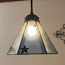 ♢ガラスのクリスマスツリー♢クリアM♢ステンドグラス スタンドライト