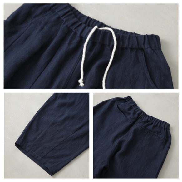 linen wide easy pants / A 6枚目の画像