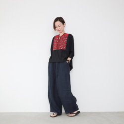 linen wide easy pants / A 7枚目の画像