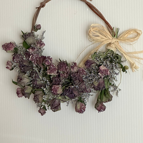 ドライフラワークリスマスローズ♡ナチュラルリース リース Rest  