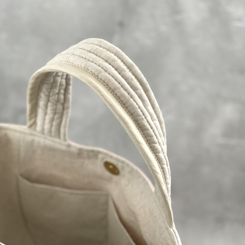 ⚮̈ミナペルホネン choucho ×ヌビ まるっこトート 丸底 トートバッグ