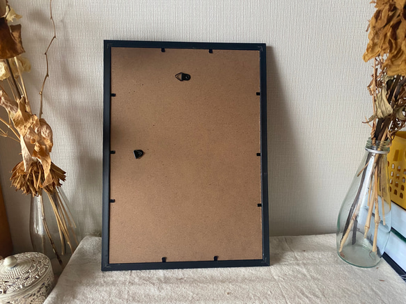 絵画。壁掛け絵原画手描き【花が咲き乱れる岸辺にいる美しい人魚姫】 #プレゼント