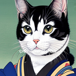 猫(新浮世絵画) №s-582 絵画 shizennokaze 通販 15654106