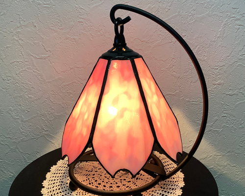 ラスト1台】ステンドグラス・花びらランプ⭐︎ スタンドライト