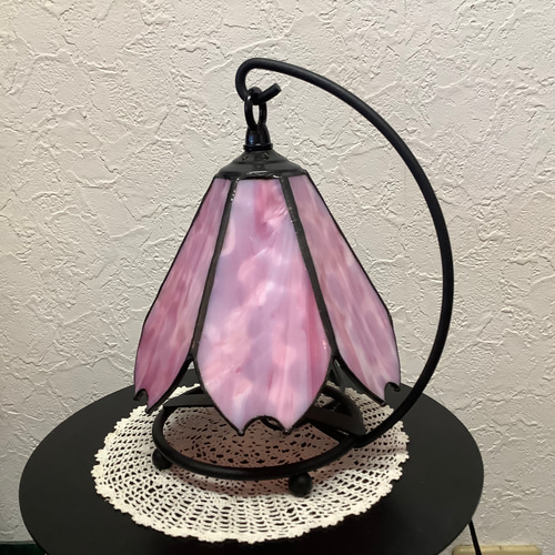 ラスト1台】ステンドグラス・花びらランプ⭐︎ スタンドライト