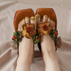 サンダル スリッパ 厚底靴 ファーサンダル ビーチサンダル レディースシューズ 厚底サンダル レディース靴 婦人靴 3枚目の画像