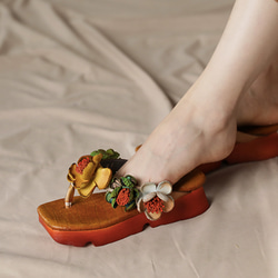 サンダル スリッパ 厚底靴 ファーサンダル ビーチサンダル レディースシューズ 厚底サンダル レディース靴 婦人靴 8枚目の画像