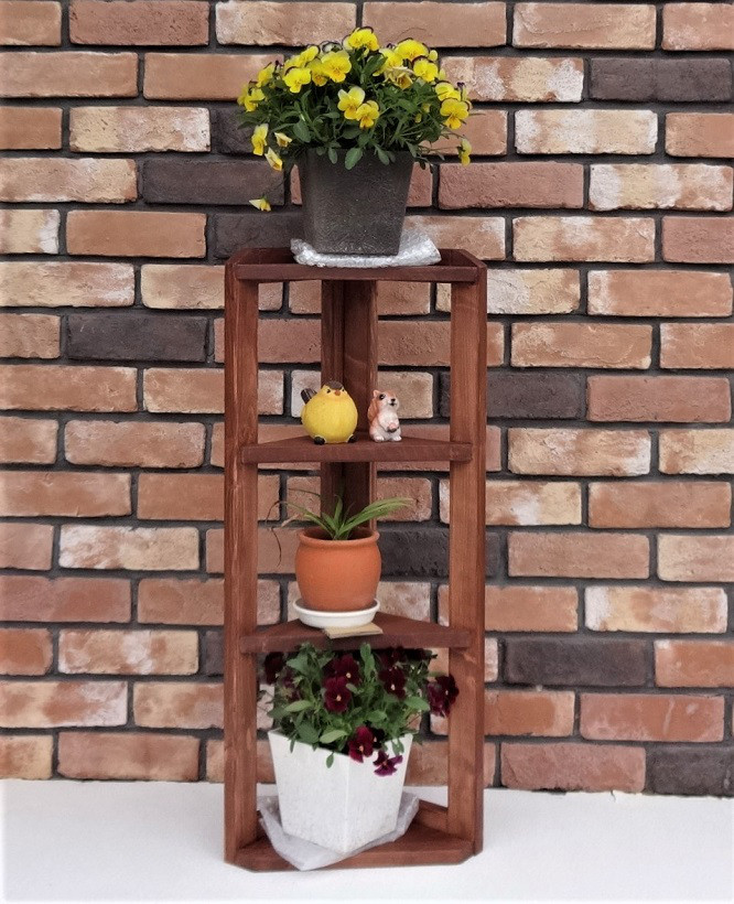 初春セール！　￥7800を￥6980　前幅３３ｃｍｘ高さ７７ｃｍミドルサイズ　オープンコーナーラック