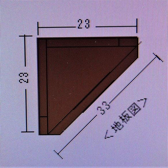 前幅３３ｃｍｘ高さ７７ｃｍミドルサイズ　オープンコーナーラック　落ちついたお色で仕上がりました。 17枚目の画像