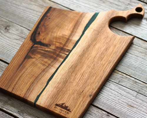 デバイスワークス　カッティングボード　まな板 カッティングボード】持ち手付き｜Japanese Walnut [C3055