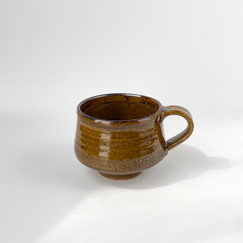飴色のコーヒーカップ&ソーサー 【手仕事 民藝 和 陶器 】 ティー