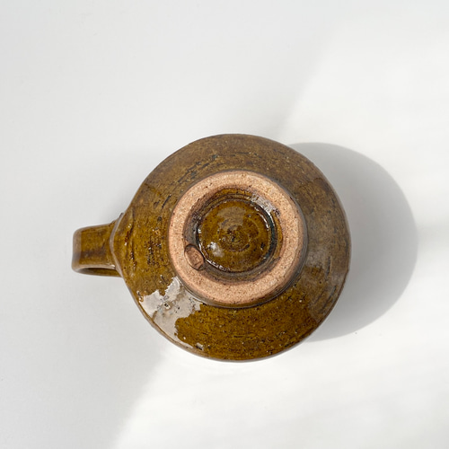 飴色のコーヒーカップ&ソーサー 【手仕事 民藝 和 陶器 】 ティー