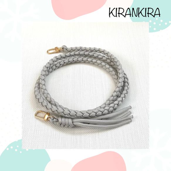 パラコードで2色の花のストラップの編み方！ Paracord Two Color