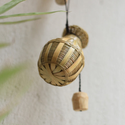 竹編みシリーズ | ミニ竹かご 調味料かご コショウかご 花器 | 手作り竹編み 自然環境保護 3枚目の画像