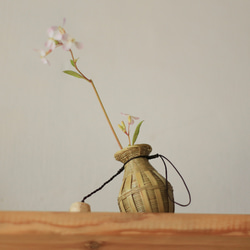 竹編みシリーズ | ミニ竹かご 調味料かご コショウかご 花器 | 手作り竹編み 自然環境保護 14枚目の画像