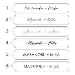 〔オリジナルの誓いの言葉を刻印〕ゲストと作る結婚証明書　ウッド×ゴールド　ウェディング 5枚目の画像