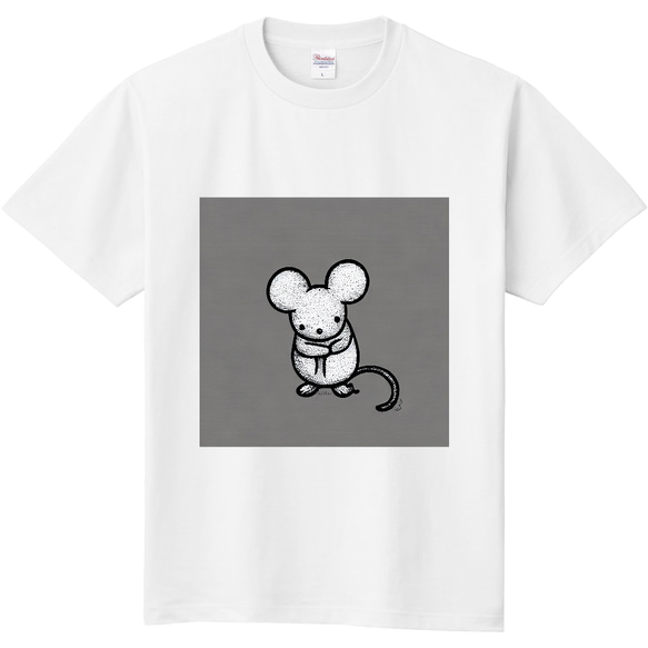 ねずみ　Tシャツ 1枚目の画像