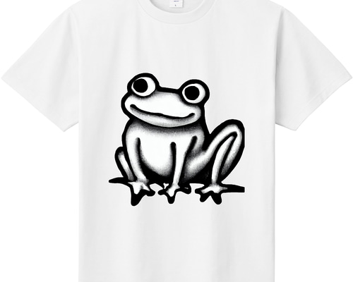 カエル Tシャツ Tシャツ W24 通販 15655321｜Creema(クリーマ)