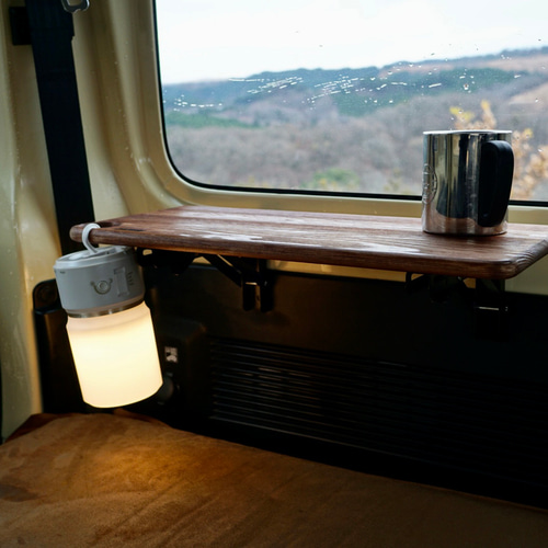 新型ジムニー 車種専用 折り畳み式サイドテーブル JIMNY刻印(W 新型ジムニー 車種専用 折り畳み式サイドテーブル JIMNY刻印(W