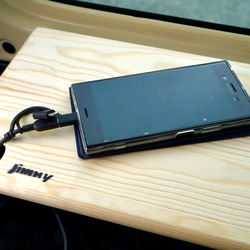 新型ジムニー 車種専用 折り畳み式サイドテーブル JIMNY刻印 (N) 2枚目の画像