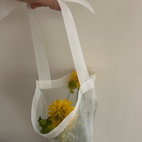 Flower bag フラワーエコバッグ / オーガンジー 新色追加 エコ