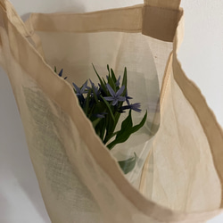 Flower bag フラワーエコバッグ / オーガンジー　新色追加 18枚目の画像