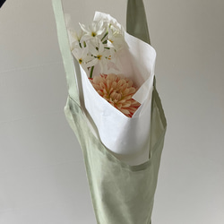 Flower bag フラワーエコバッグ / オーガンジー　新色追加 9枚目の画像