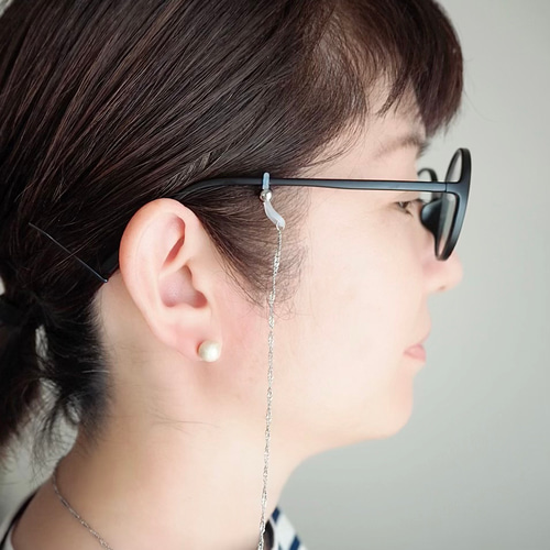 母の日】メガネチェーンサージカルステンレス BOX入り グラスコード