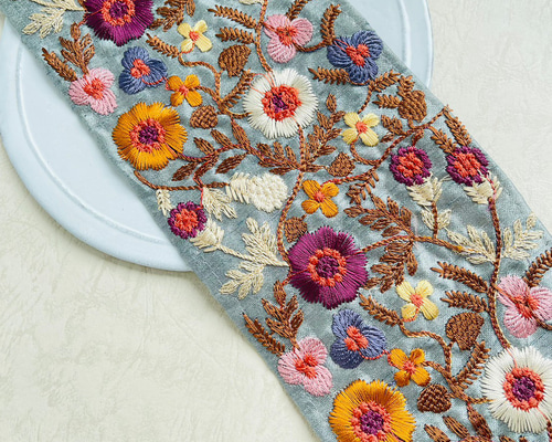 W32 インド刺繍リボン リボン・テープ Keys TOKYO 通販 15655728