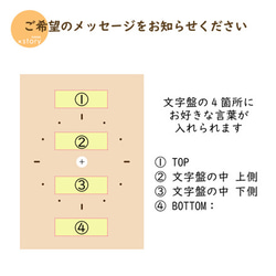 「メッセージ＆名入れ無料」子育て感謝状・結婚祝い・新築祝い・誕生祝い/フラワークロック・置き時計・写真フレーム 3枚目の画像