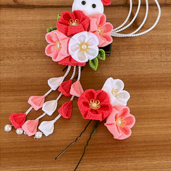 つまみ細工 髪飾り 藤の花 その他ヘアアクセサリー つまみ細工 華蔵