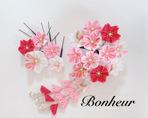 桜❤︎つまみ細工 髪飾り 七五三 成人式 卒業式 結婚式 その他