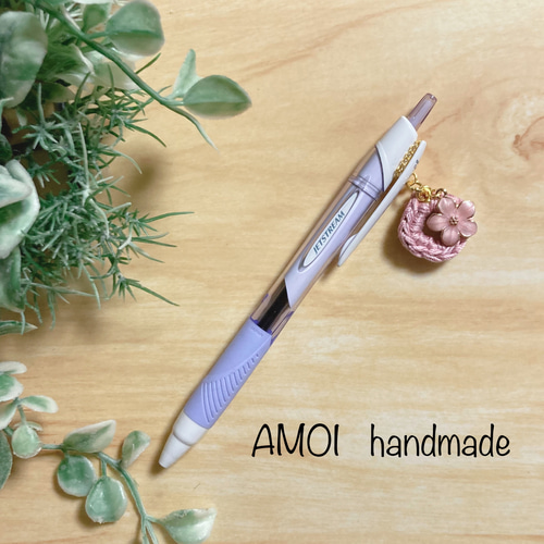 専用//限定♡桜スクエアチャーム×ジェットストリーム ペン・筆記用具