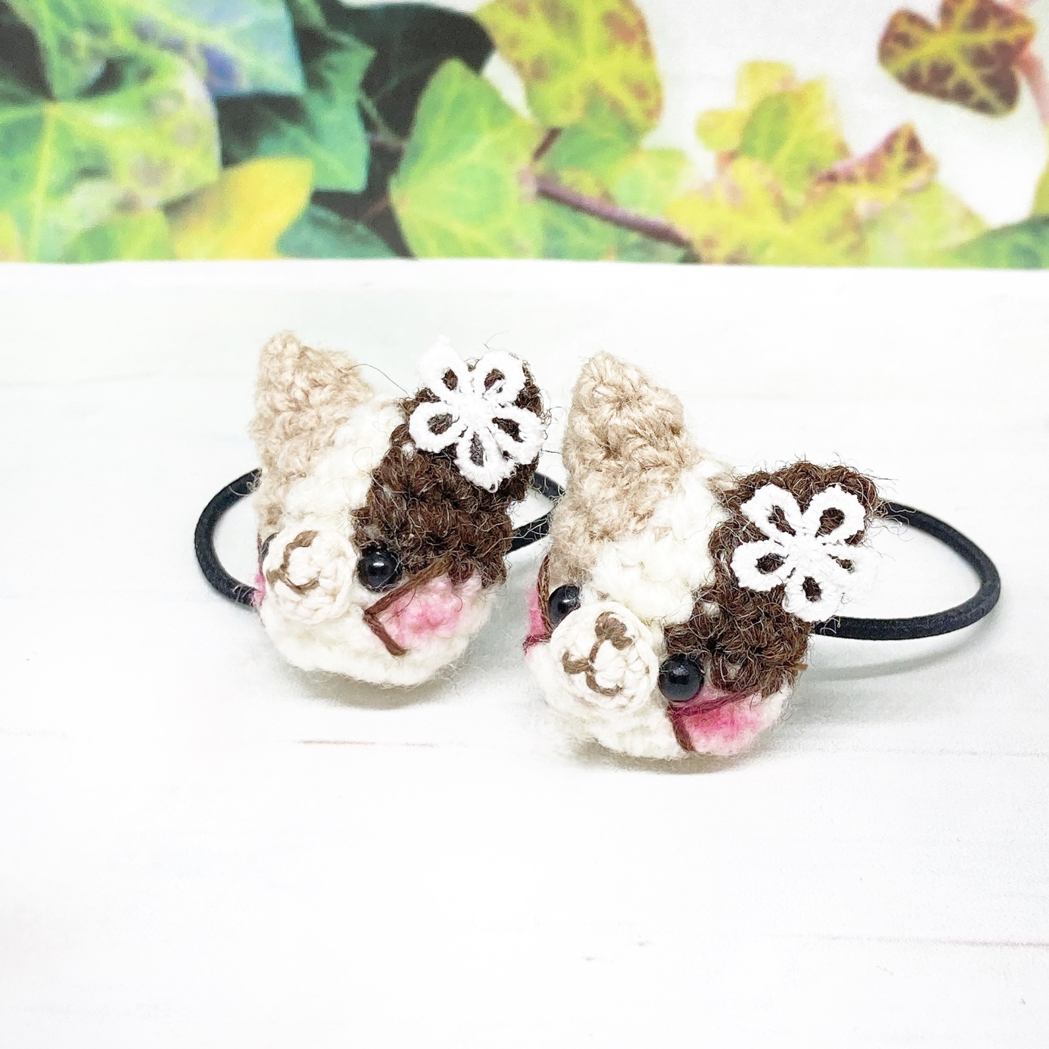 三毛猫のミケ様 レジン ヘアゴム 【公式通販】