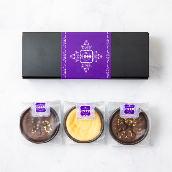 【3個入り5箱セット】低糖質ガトーショコラ＆チーズケーキ3個箱入りギフト【送料無料】糖質オフカロリーオフ 2枚目の画像