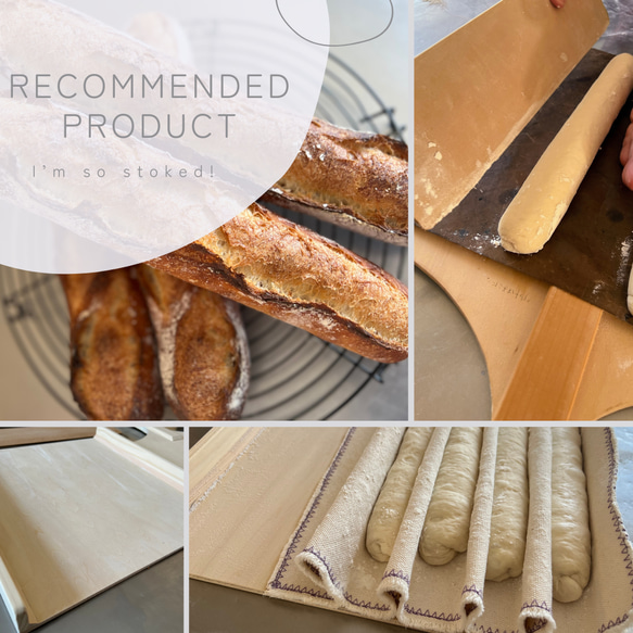 スリップボード　3点セット　発酵ボード　取り板　ハード系パン　フランスパン　手作りパン　ハンドメイド 