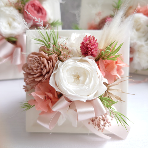 ローズガーデン《Ssize》Lovely Pink【壁飾り&置飾り】ボックス入り 保