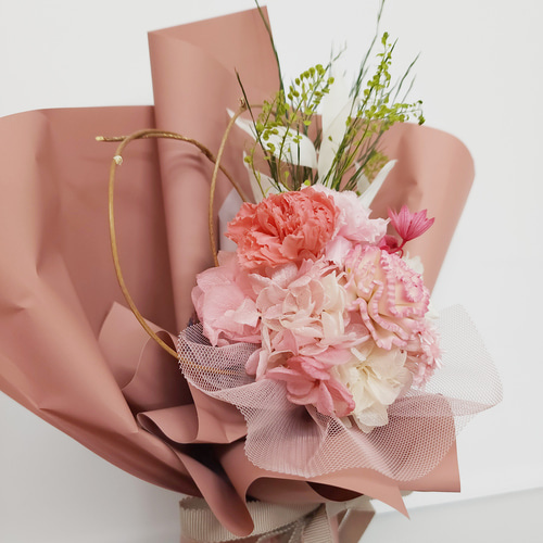 花　アートフラワーブーケ　カーネーション　ブーケ　プレゼント　5 花 アートフラワーブーケ カーネーション ブーケ プレゼント 5