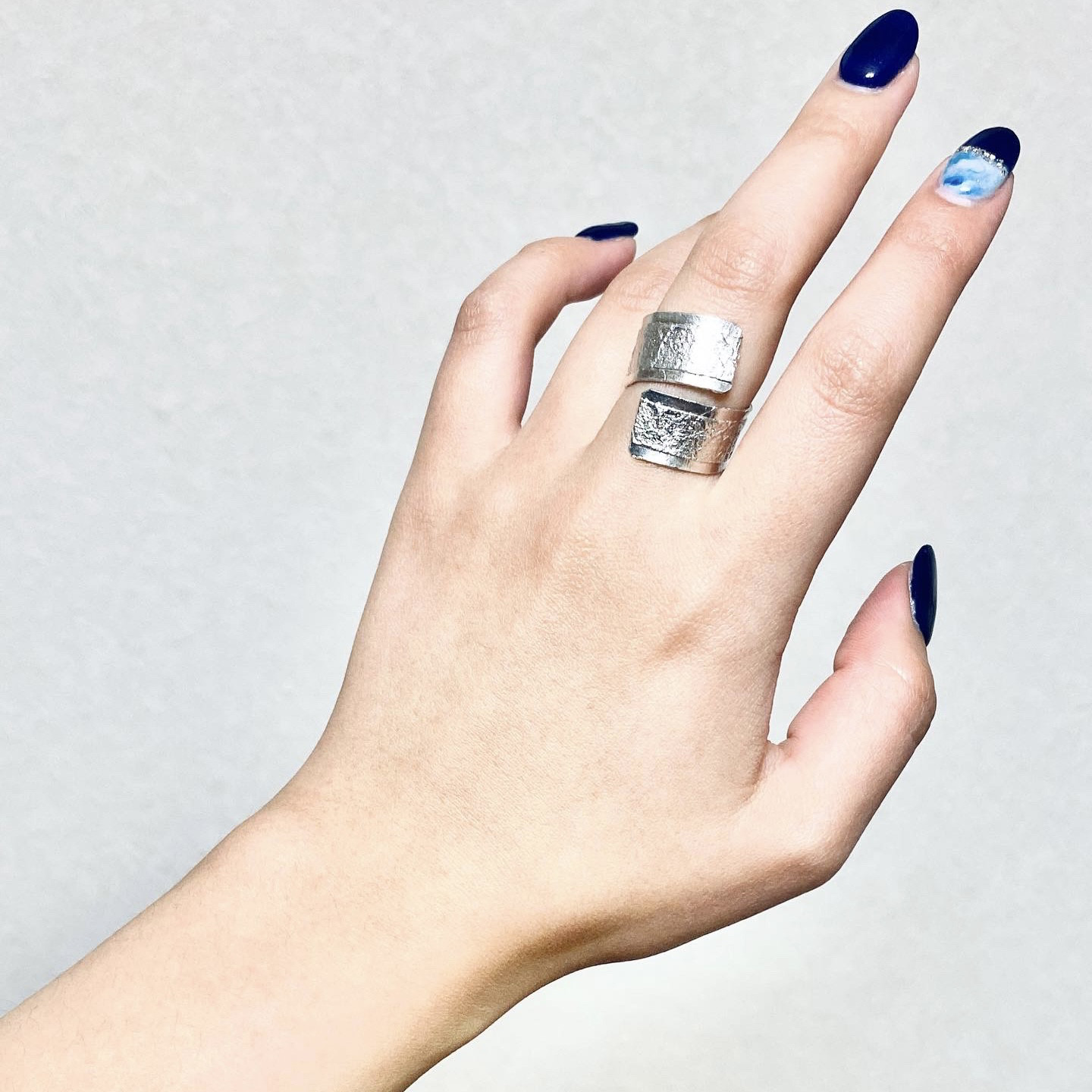 Washi ときめき-錫リング　錫婚式　フリーサイズリング　父の日　デイリーアクセ